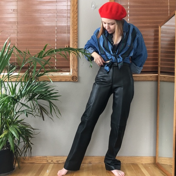 leather pants vintage
